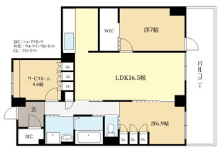 AKADEMOS　Residenceの物件間取画像